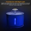 2.4L Automatic Dog Cat Water Fountain Electric LED Pet Flower Water Dispenser Ultra Silent Health Cat Waterer Auto Off Level Window