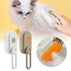 Cat Steam Brush Steamy Dog Brush 3 In 1 Electric Spray Cat Hair Brushes For Massage Pet Grooming Comb Hair Removal Combs Pet Products (Option: Set-USB)