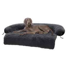 Dog Mat Furniture Protector Fluffy Dog Couch Bed (blue best: Dark Gray)